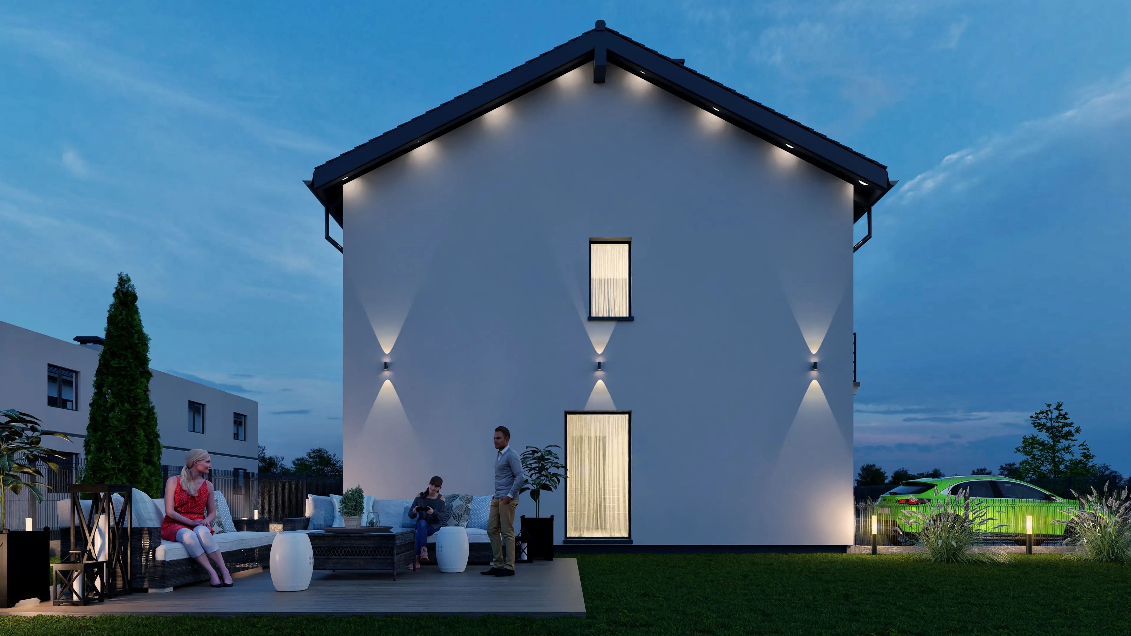 Wizualizacja budynku niska - 5